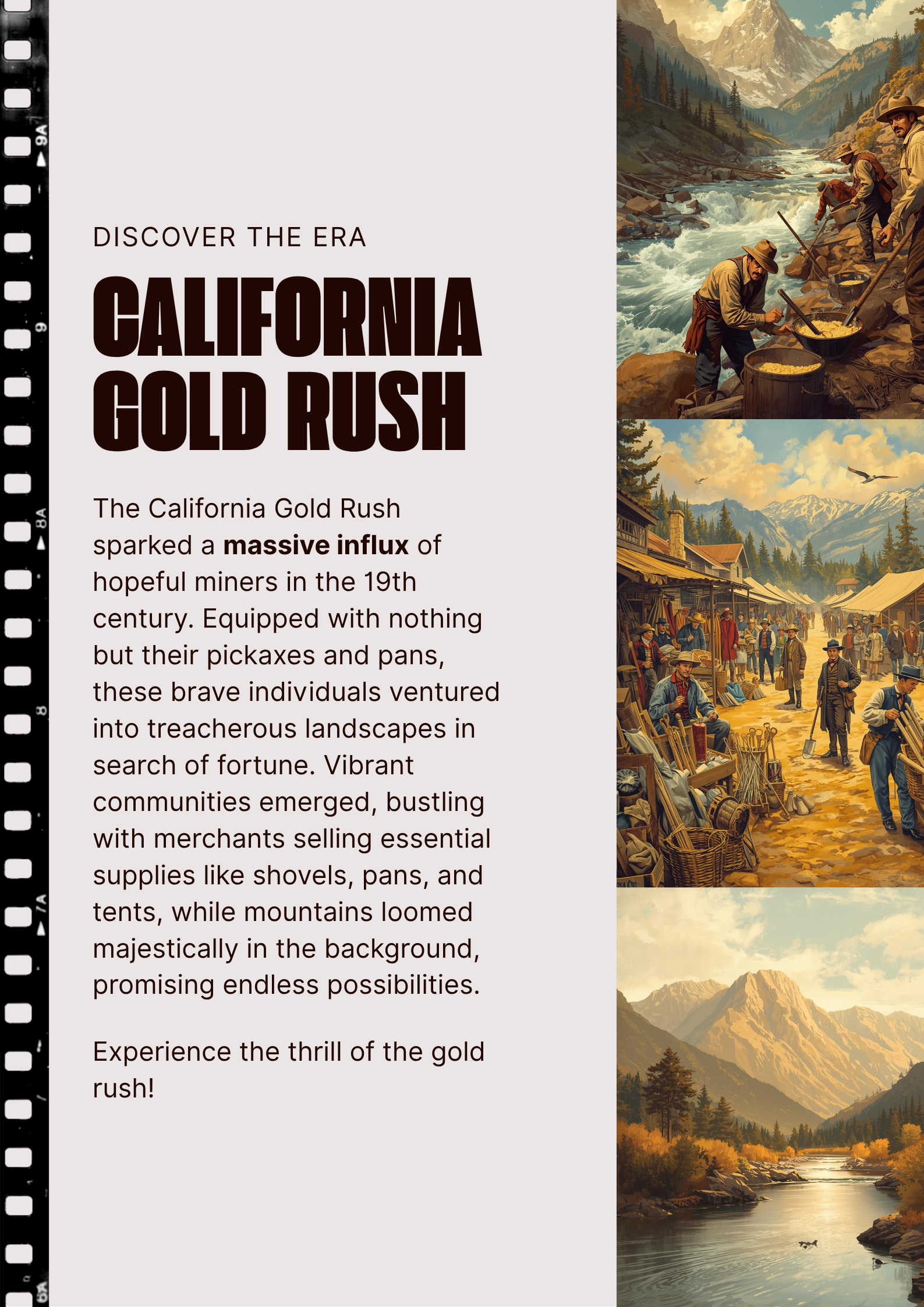 Gambar bikinin chatGPT tentang gold rush 😂