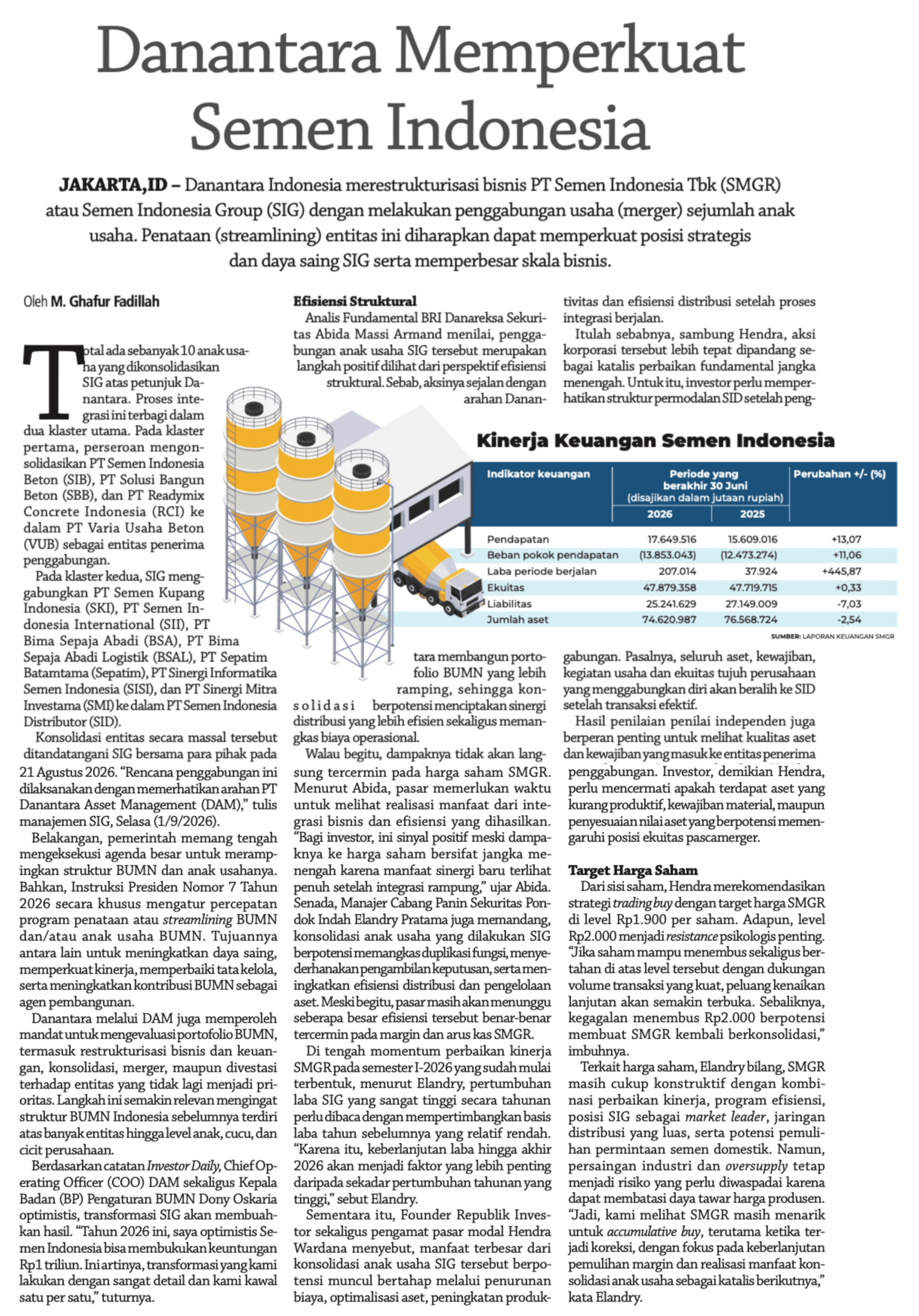 Sumber: Investor Daily, hlm. 14.