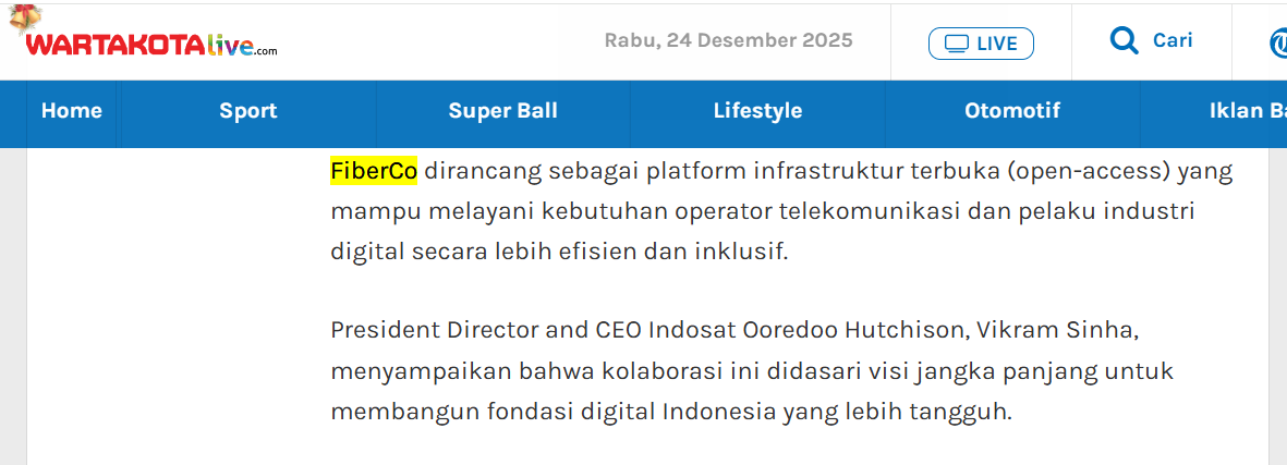 https://wartakota.tribunnews.com/bisnis/877848/indosat-arsari-dan-northstar-bentuk-joint-venture-fiberco-perkuat-serat-optik-digital
